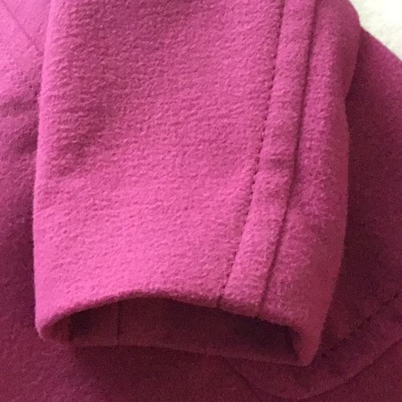 H&M fuchsia pink pea coat jacket - Picture 10 of 11